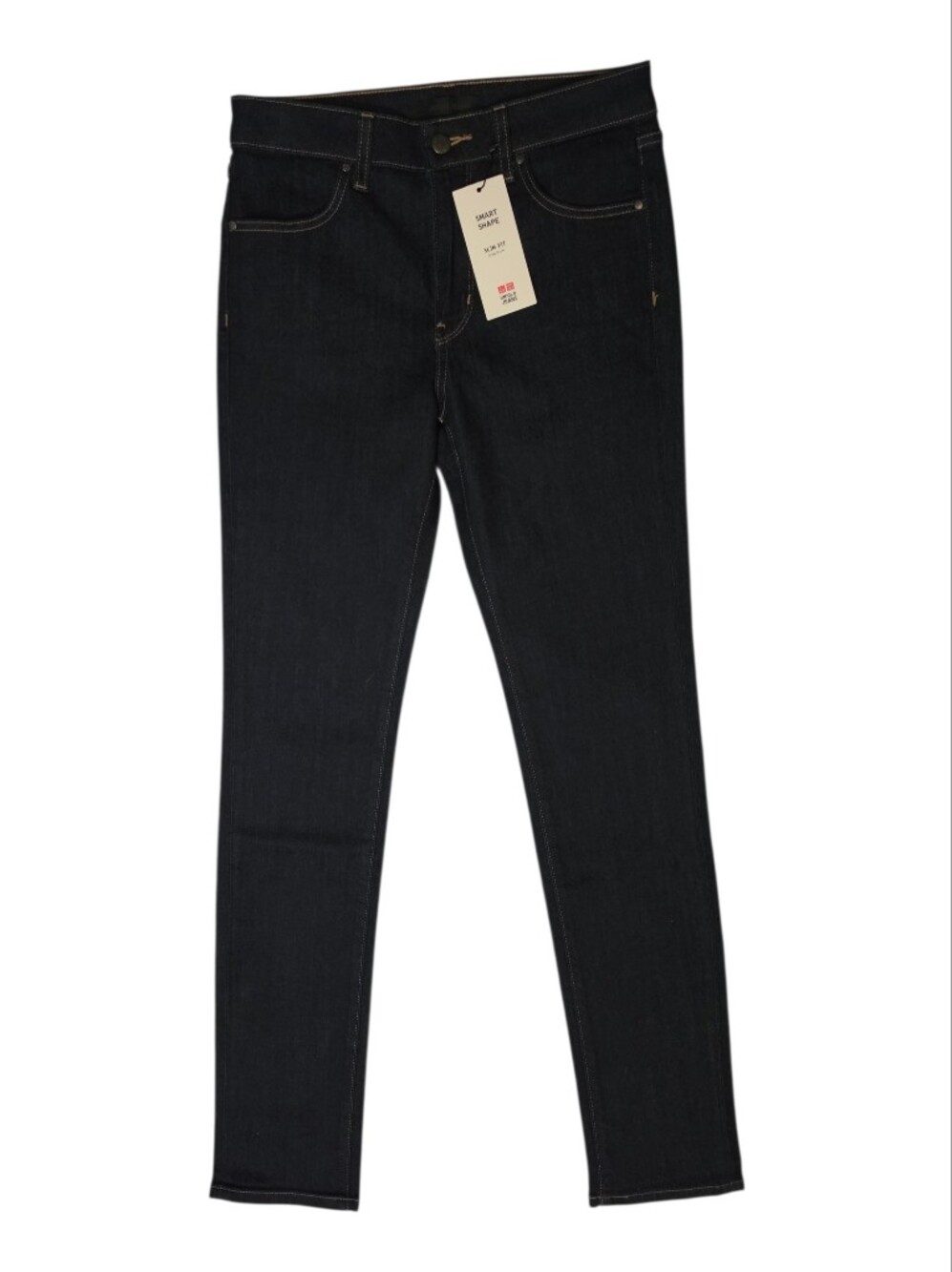 Uniqlo Jeans Smart Shape Slim Fit Jeans Dark Wash sz 25 NWT